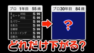 オールSの選手を84歳まで引退させなかったらどんな能力になるか【プロスピ2019】【プロスピ2020】【アカgames】