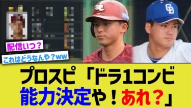 プロスピ「ドラ1コンビ能力決定や！あれ？」